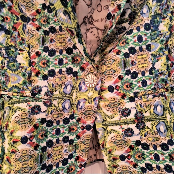 MaxMara Italian Vibrant Multicolor Blazer - Picture 4 of 11